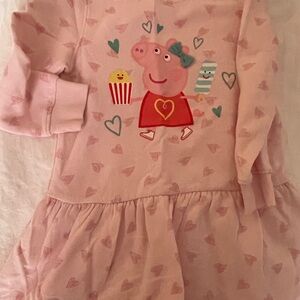 H&M Pink Long Sleeve Dress